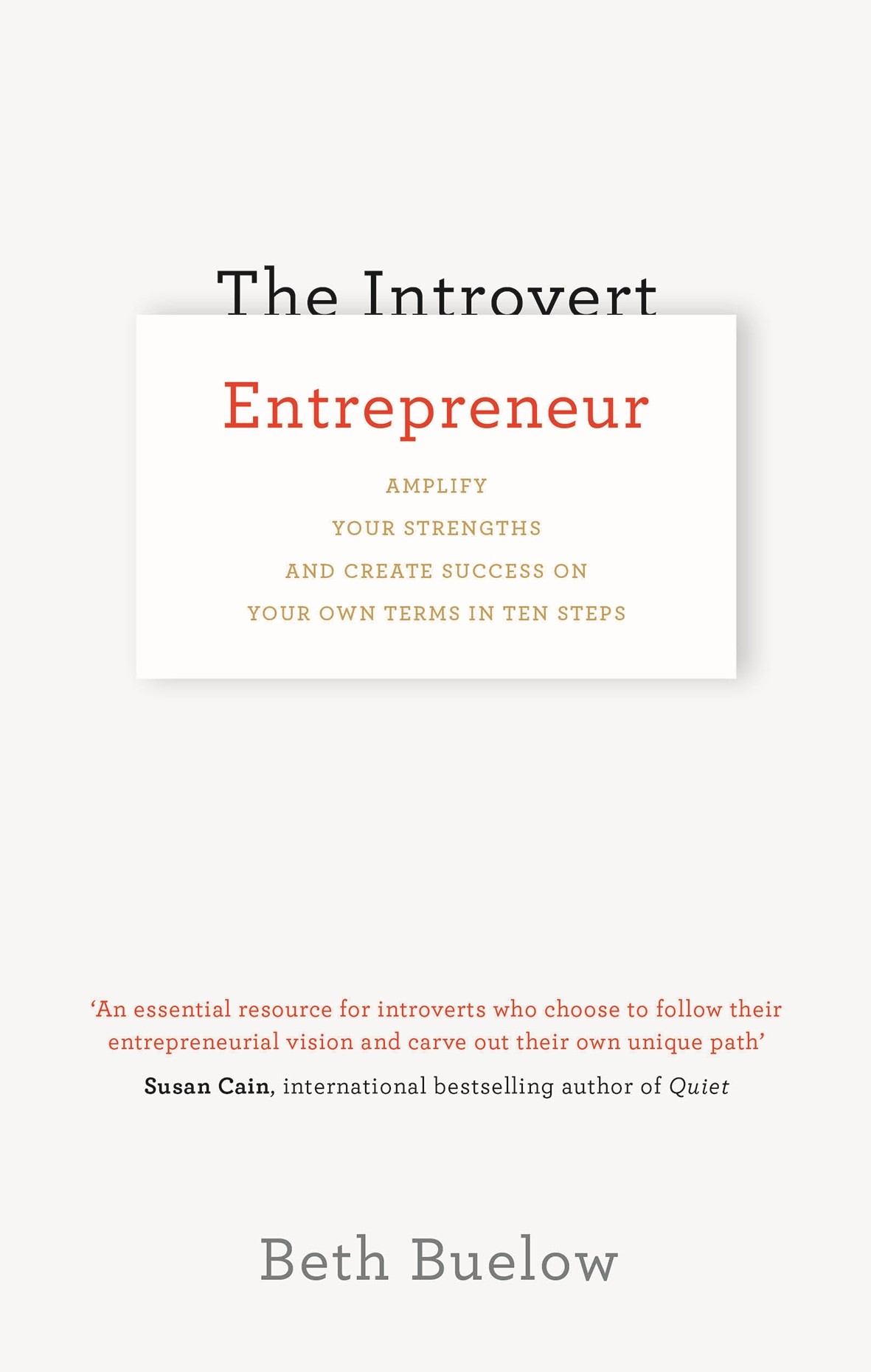 

The Introvert Entrepreneur