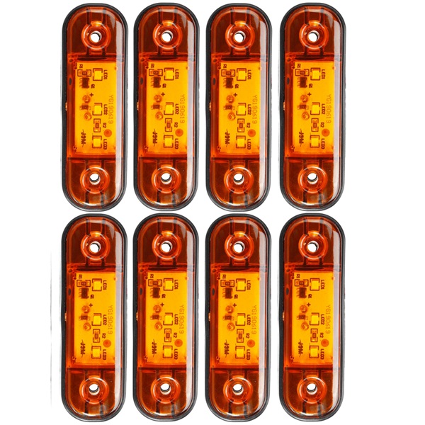 

Светодиодные габариты на прицеп K8-GF-U-3SMD-Orange оранжевые, Оранжевый, GF