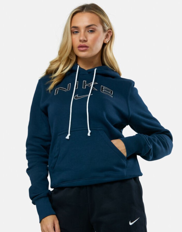 Худи женское Nike Sportswear Phoenix Fleece HM9751 синее XS