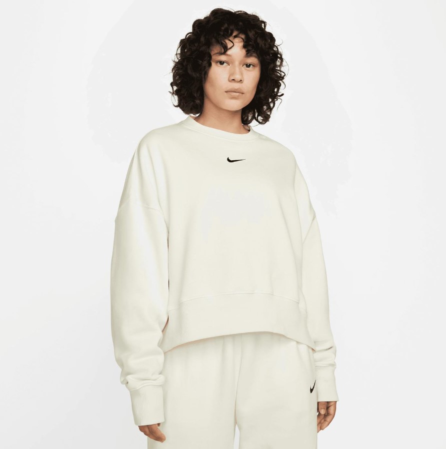 Лонгслив женский Nike Sportswear Phoenix Fleece DQ5761 белый XS