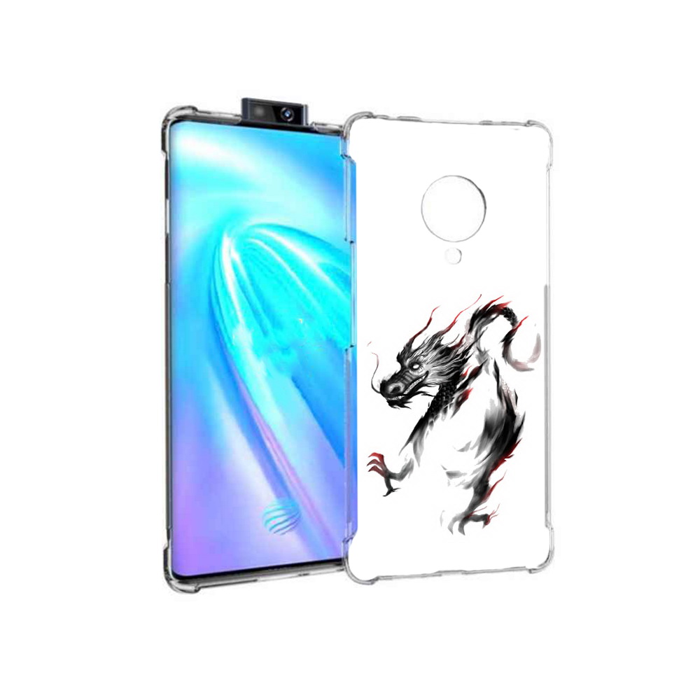 

Чехол MyPads Tocco для Vivo NEX 3 черный дракон (PT136035.381.690), Прозрачный, Tocco