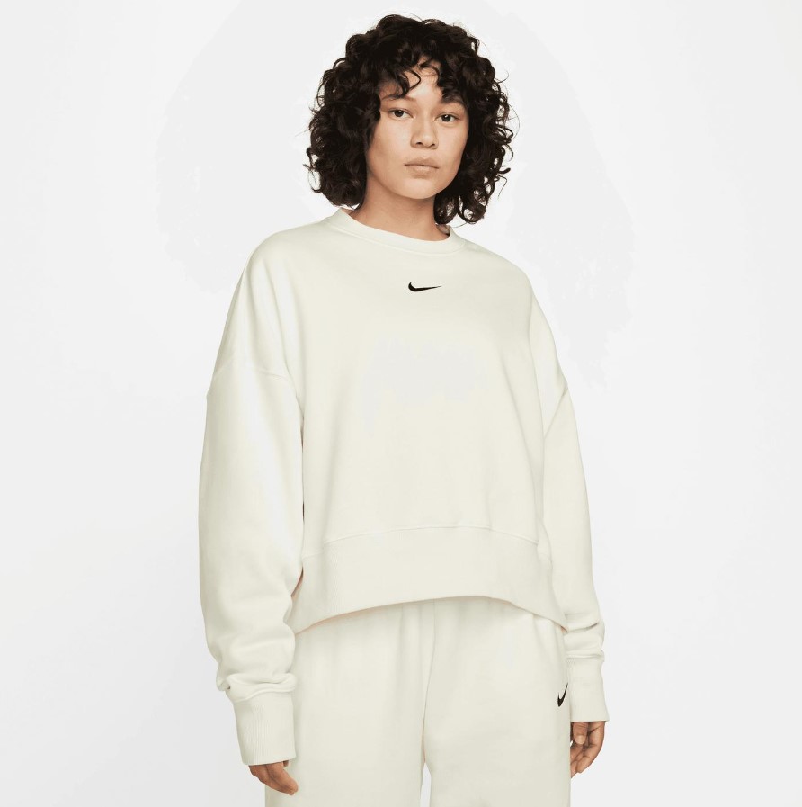 

Лонгслив женский Nike Sportswear Phoenix Fleece DQ5761 белый L-S, Sportswear Phoenix Fleece