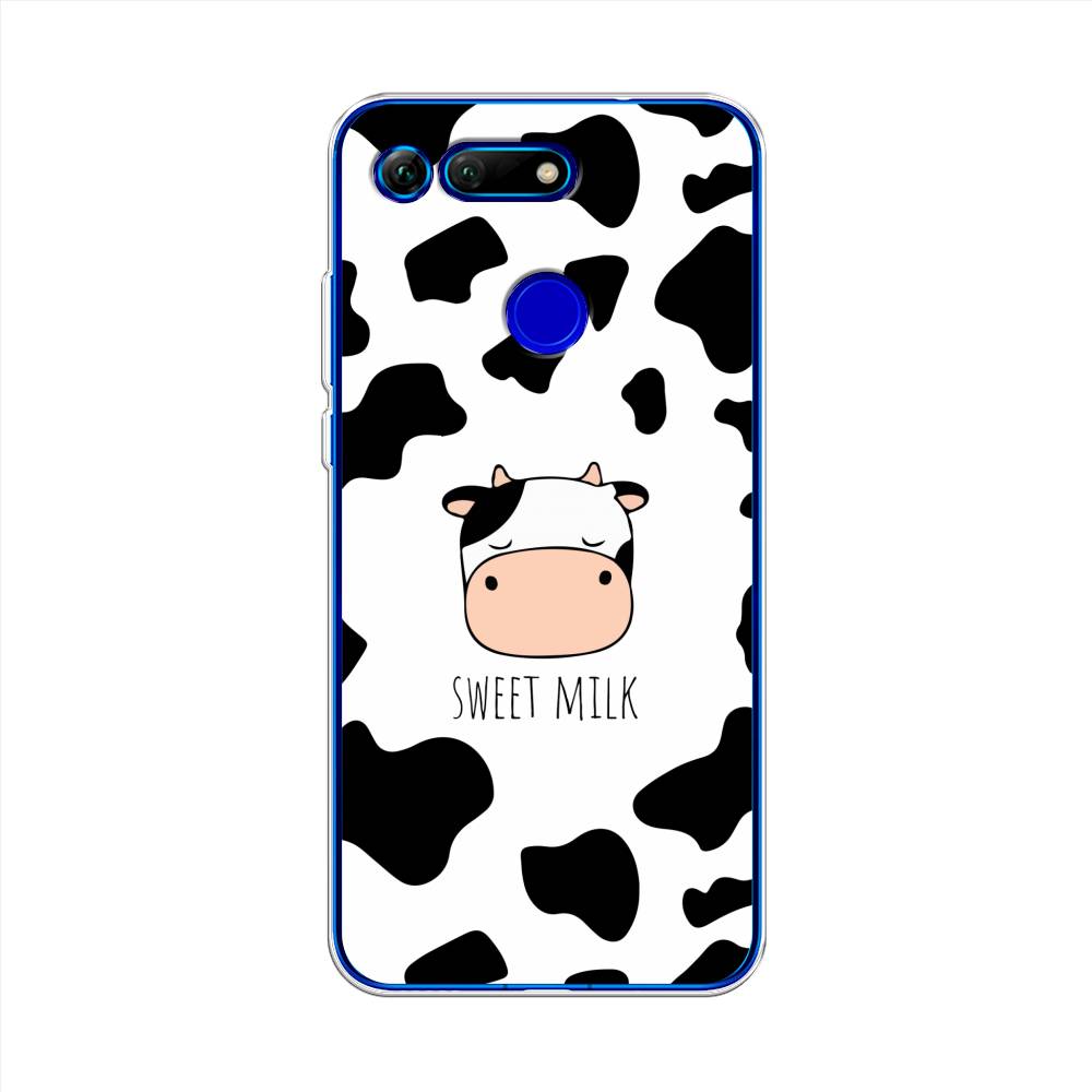 

Чехол на Honor V20 "Sweet milk", Розовый;белый;черный, 67350-1