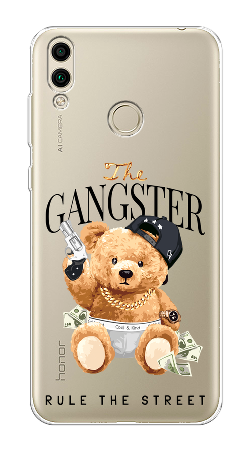 

Чехол на Honor 8C "The Gangster", Бежевый;серый;черный, 67150-6