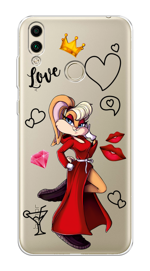 

Чехол на Honor 8C "Rich Lola Bunny", Красный;бежевый;оранжевый, 67150-6