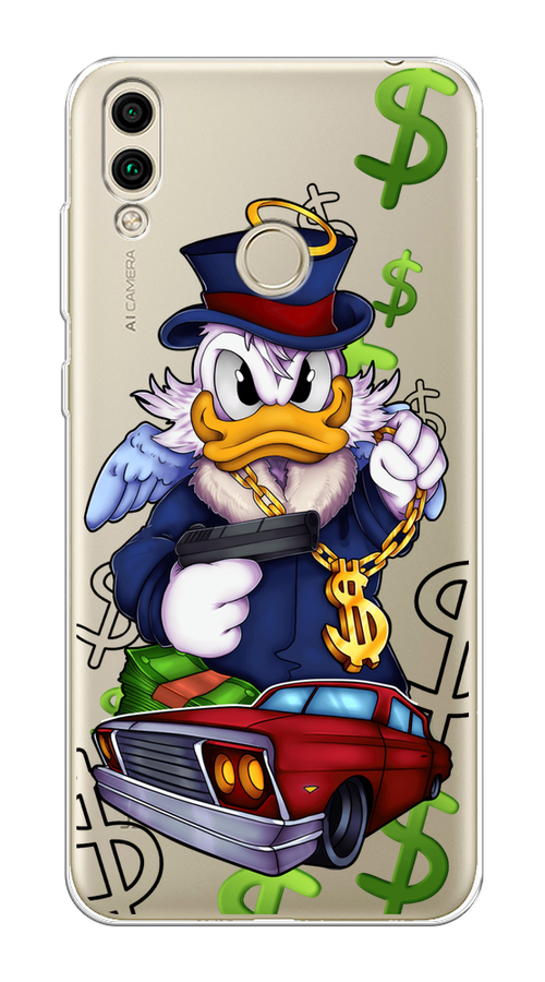 

Чехол на Honor 8C "Scrooge McDuck with a Gold Chain", Красный;синий;белый, 67150-6