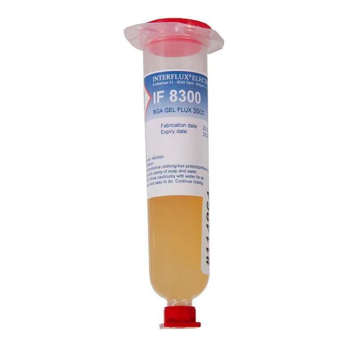 

Флюс-гель Interflux IF 8300 для BGA-микросхем (30cc)