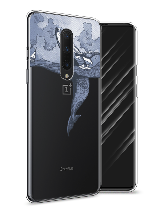 

Чехол Awog на OnePlus 8 / ВанПлас 8 "Два измерения", Голубой;черный;прозрачный, 151250-7