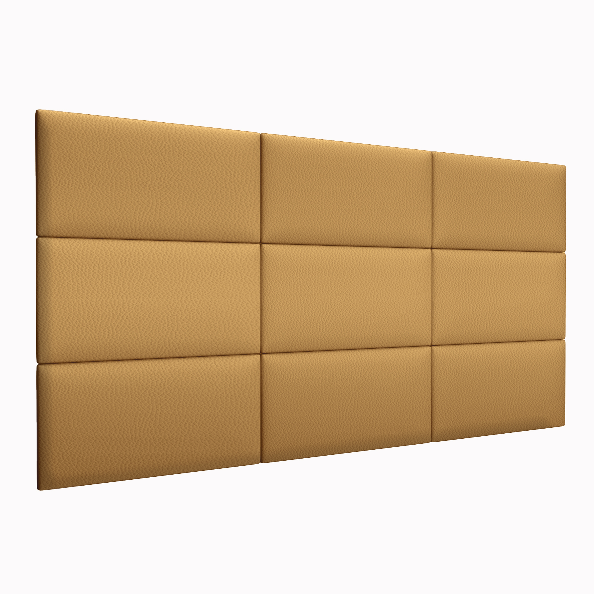 Мягкие обои Eco Leather Gold 30х60 см 2 шт. кубики мягкие домики тм мякиши
