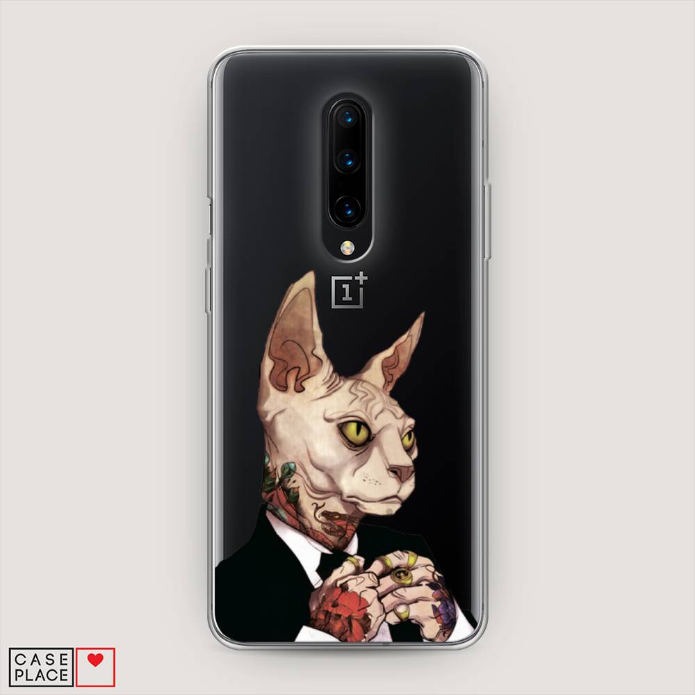 

Чехол Awog на OnePlus 8 / ВанПлас 8 "Татуированный сфинкс", Бежевый;черный;красный, 151250-7