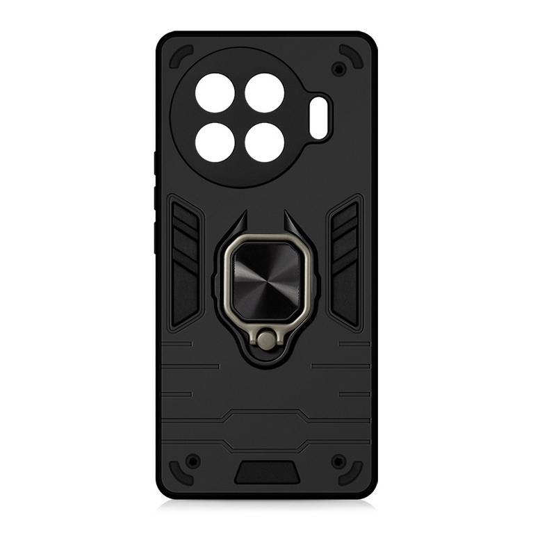 

Чехол DF для Tecno Spark 20 Pro Plus с магнитом и кольцом Black tArmor-11, Черный, Tecno Spark 20 Pro Plus