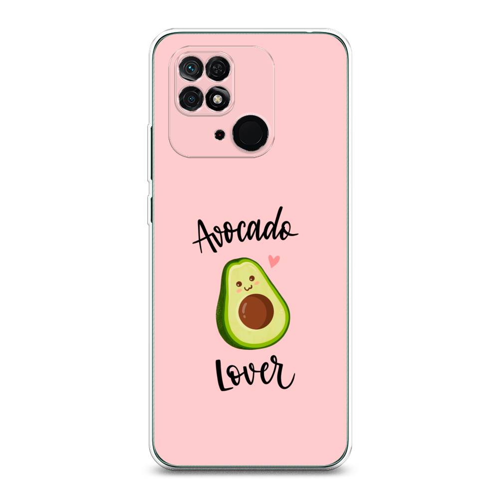 

Чехол на Xiaomi Redmi 10C "Avocado lover", Розовый;зеленый, 313450-6