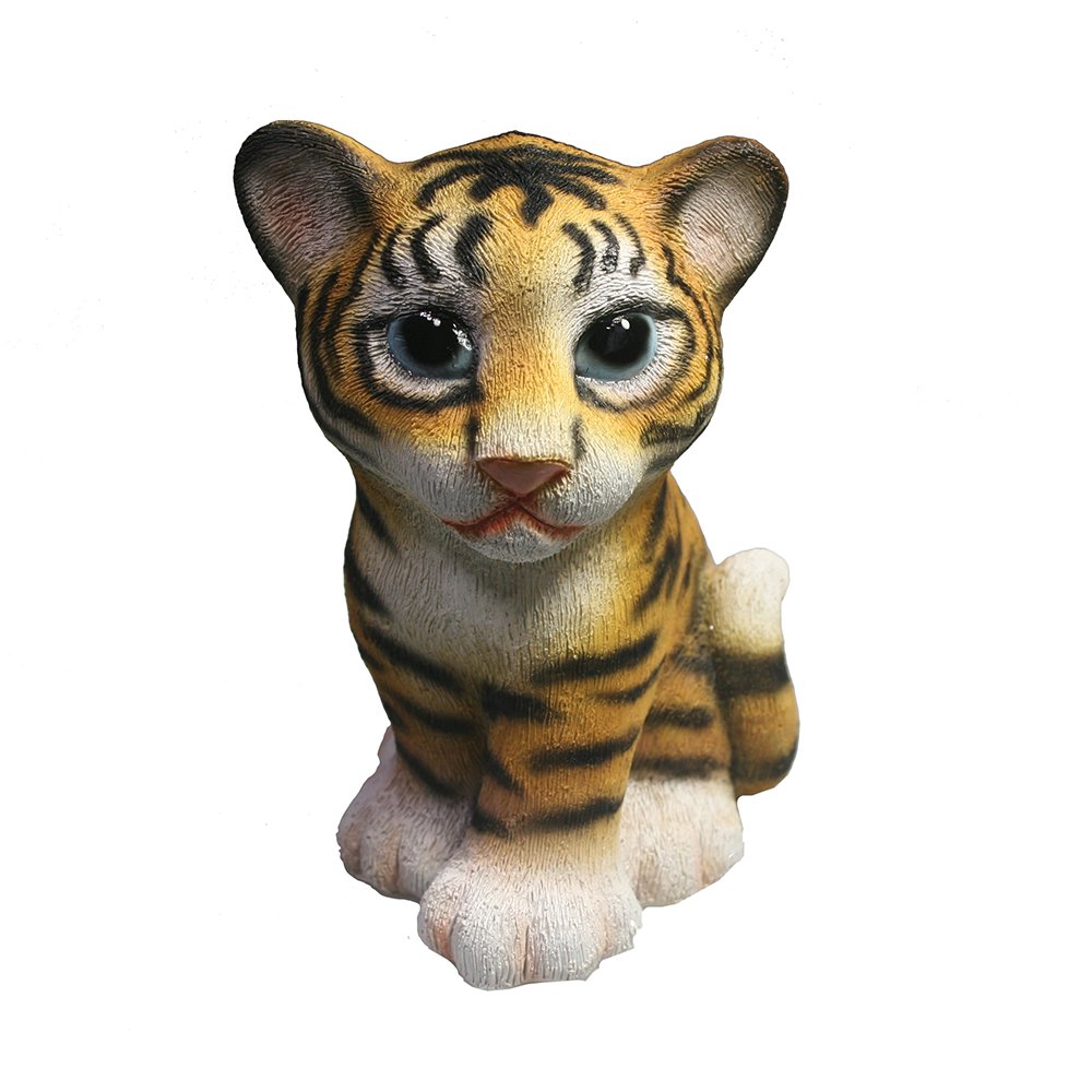

Фигура декоративная Тигренок сидит 8.5*8*10.5см KSMR-716231/SGT012, Оранжевый
