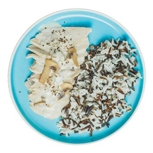 Филе куриное Уже Готово отварное с грибным соусом и рисом 180 г 322₽