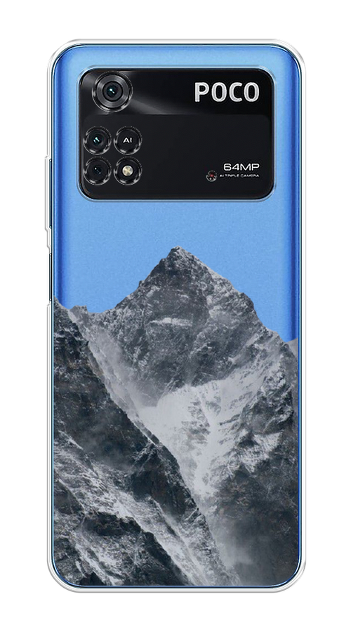 

Чехол на Poco M4 Pro 4G "Горы арт 4", Серый;бежевый, 313050-2