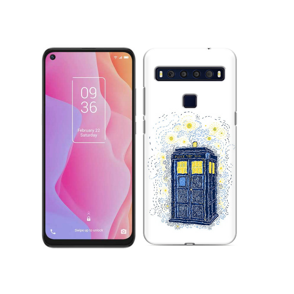 

Чехол MyPads Tocco для TCL 10L будка рисунок, Прозрачный, Tocco
