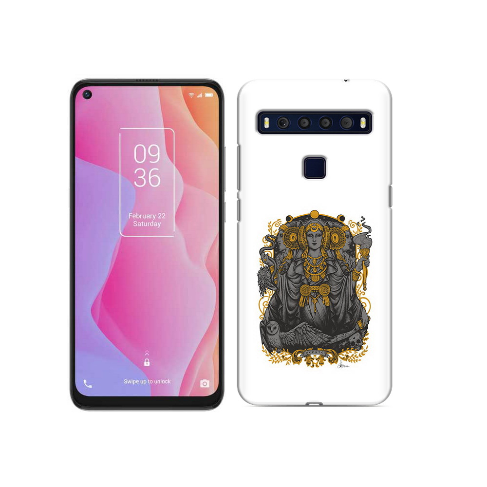 

Чехол MyPads Tocco для TCL 10L божество с золотыми элементами, Прозрачный, Tocco