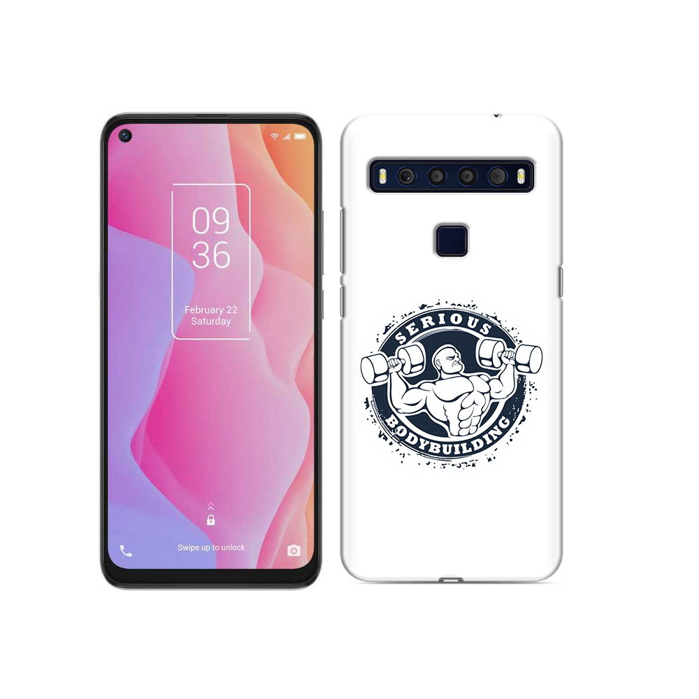 

Чехол MyPads Tocco для TCL 10L бодибилдинг воля к победе, Прозрачный, Tocco