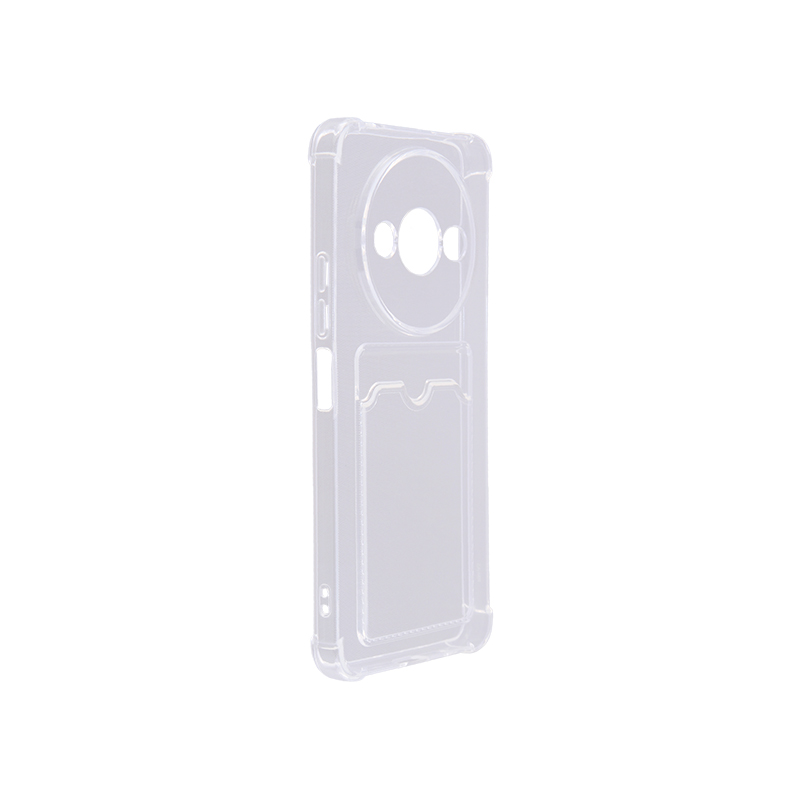 

Чехол iBox для Xiaomi Redmi A3 Crystal с кардхолдером Silicone Transparent УТ000038397, Прозрачный, Xiaomi Redmi A3