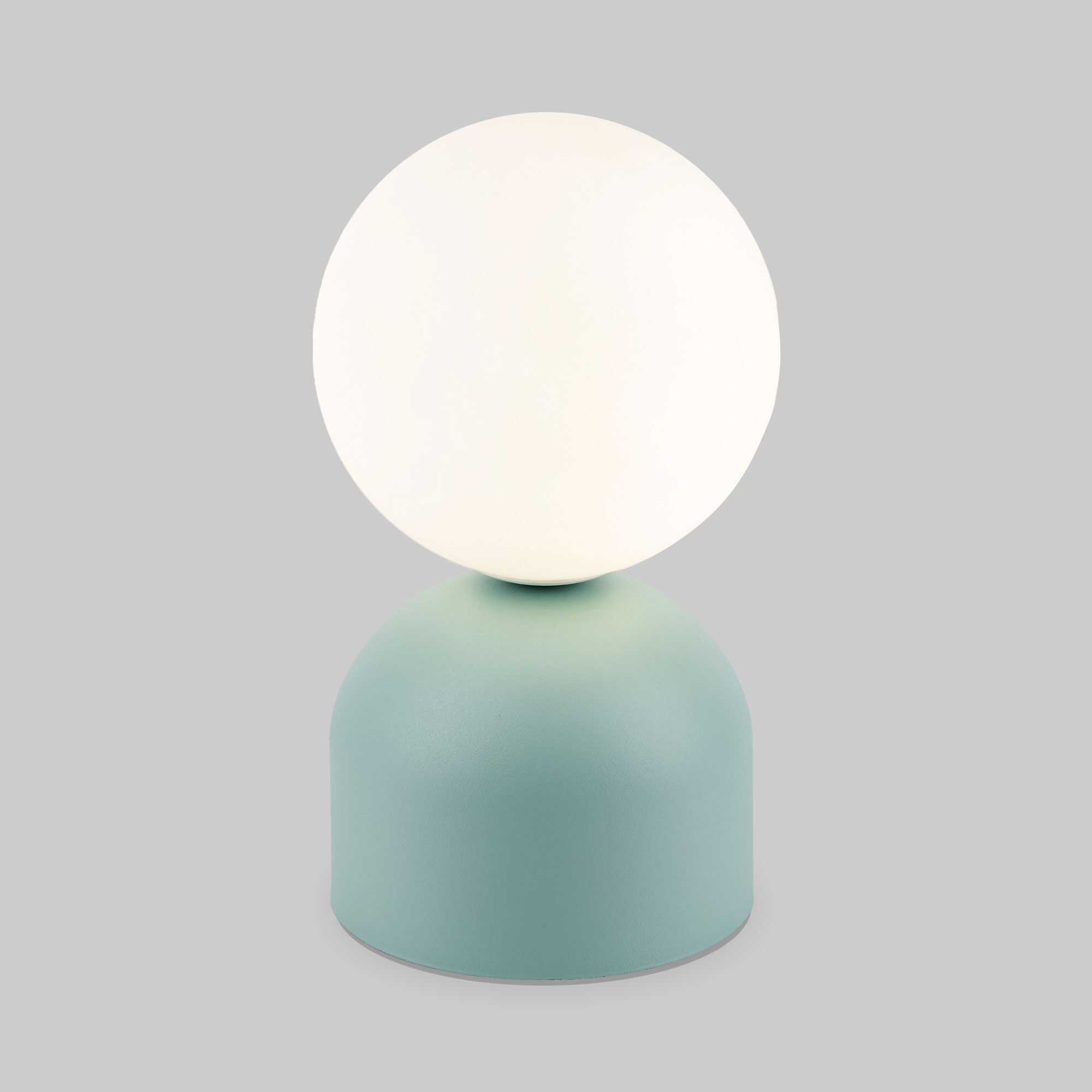 Настольная лампа со стеклянным плафоном TK Lighting Miki 16039 G9 голубой/белый