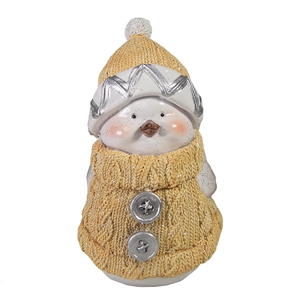 

Фигура декоративная Снегирь-мальчик (бежевый), 8*10*15см KSMR-626745/W037