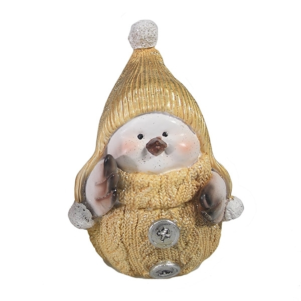 

Фигура декоративная Снегирь девочка (цвет бежевый), 8*10*15см KSMR-626847/W038