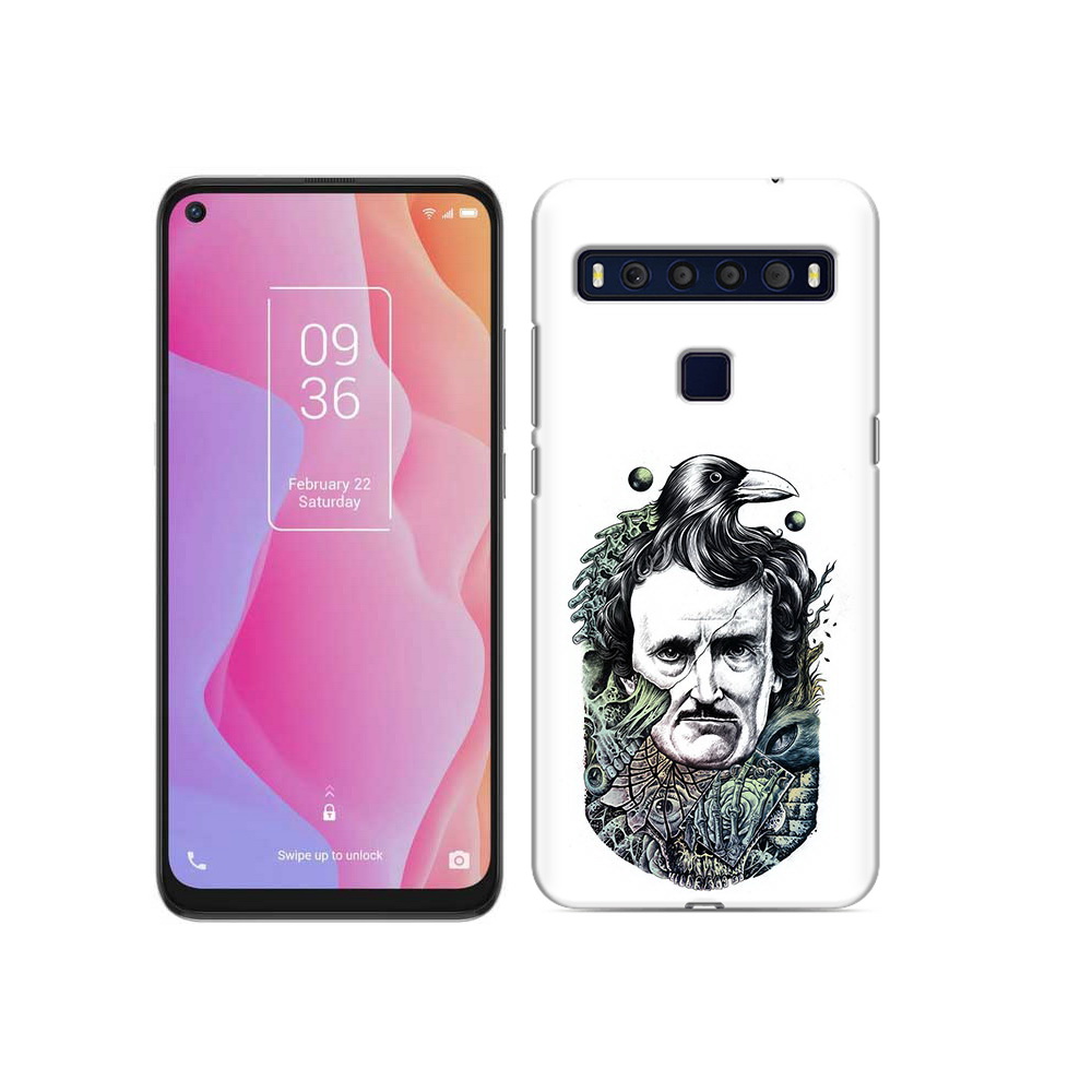 

Чехол MyPads Tocco для TCL 10L Эдгар Аллан с вороном, Прозрачный, Tocco