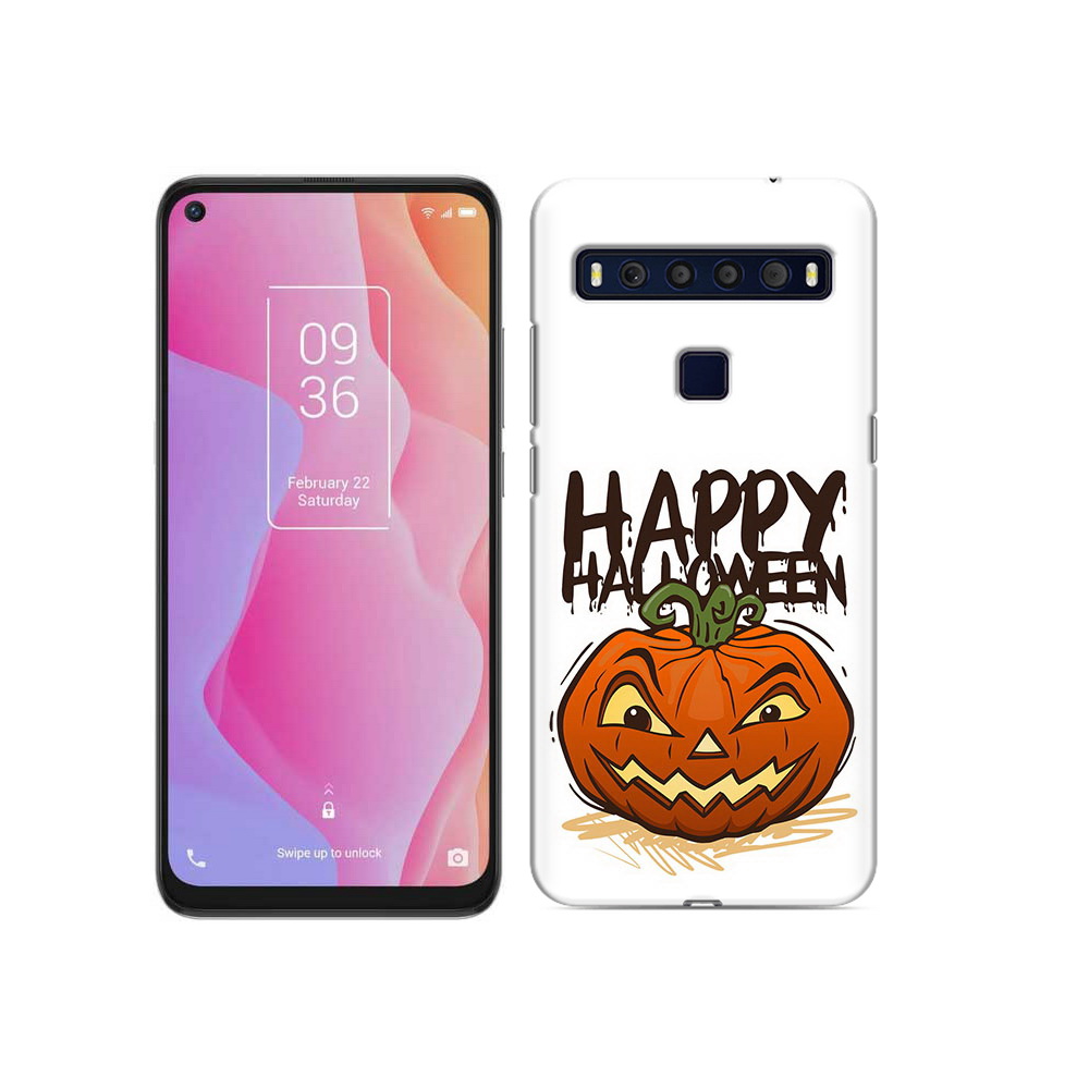 

Чехол MyPads Tocco для TCL 10L Хэллоуин счастливый, Прозрачный, Tocco