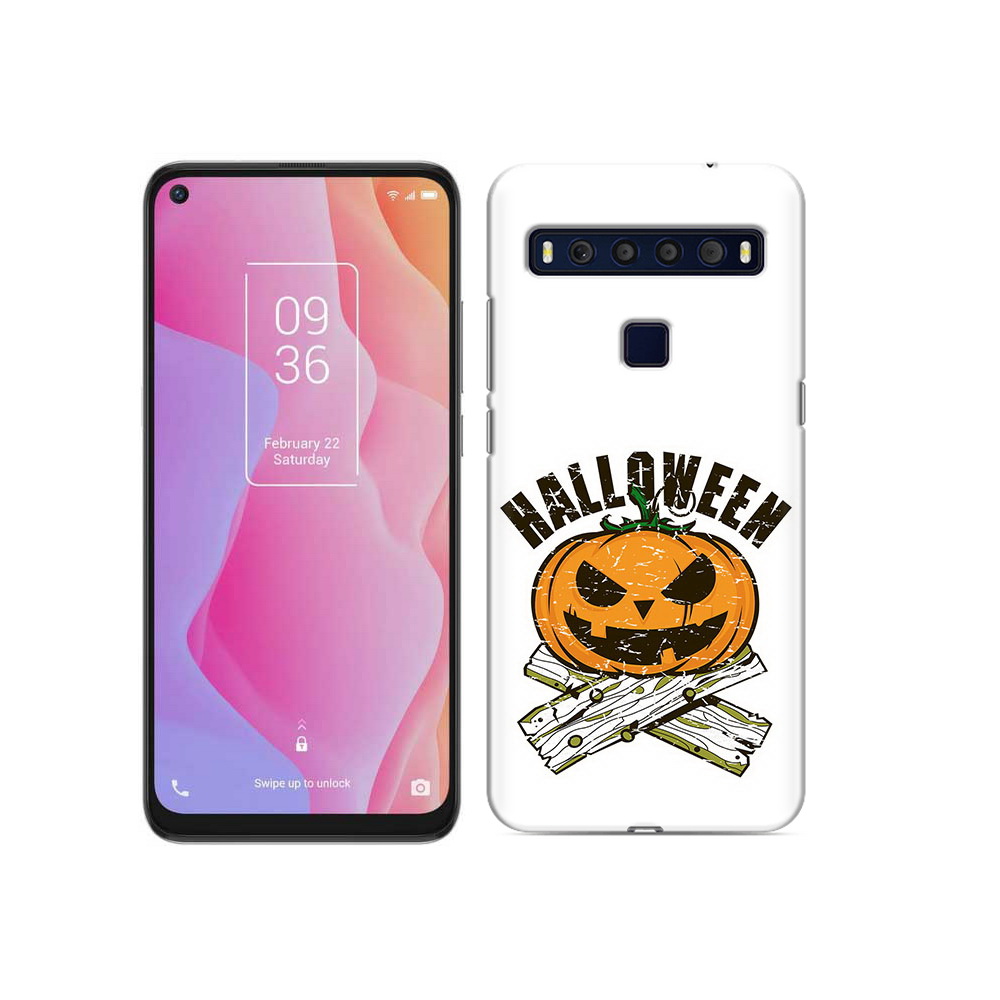 

Чехол MyPads Tocco для TCL 10L Хэллоуин доски тыква, Прозрачный, Tocco