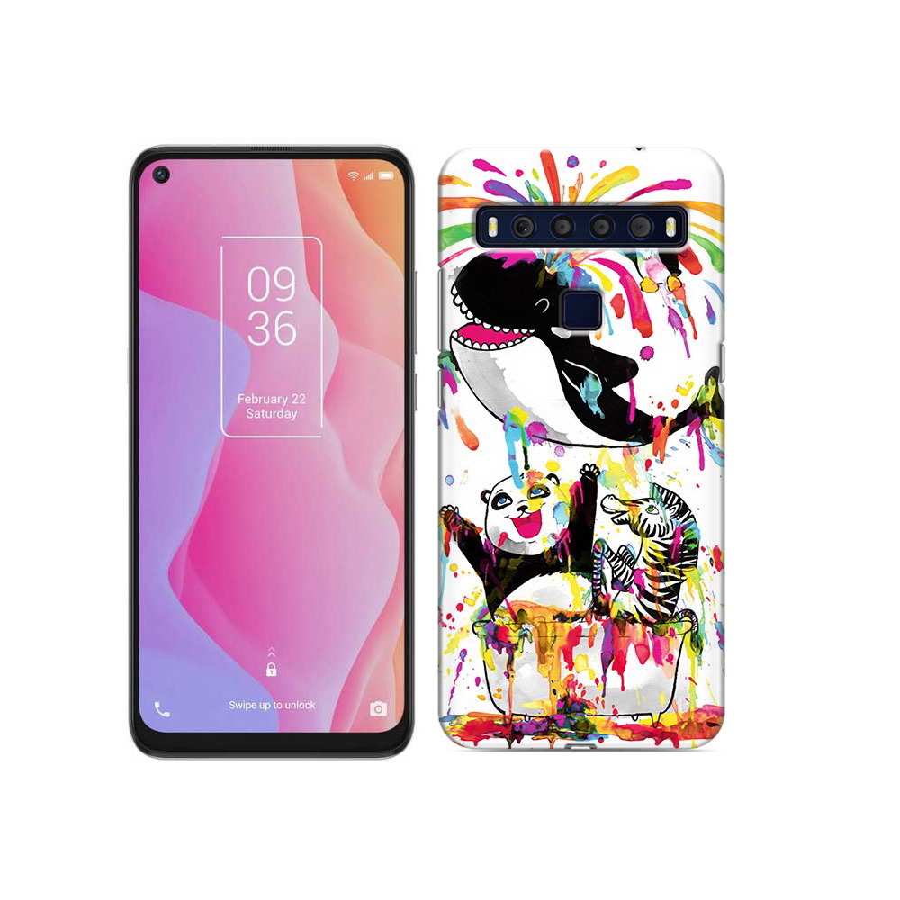 

Чехол MyPads Tocco для TCL 10L Хиппи кит, Прозрачный, Tocco