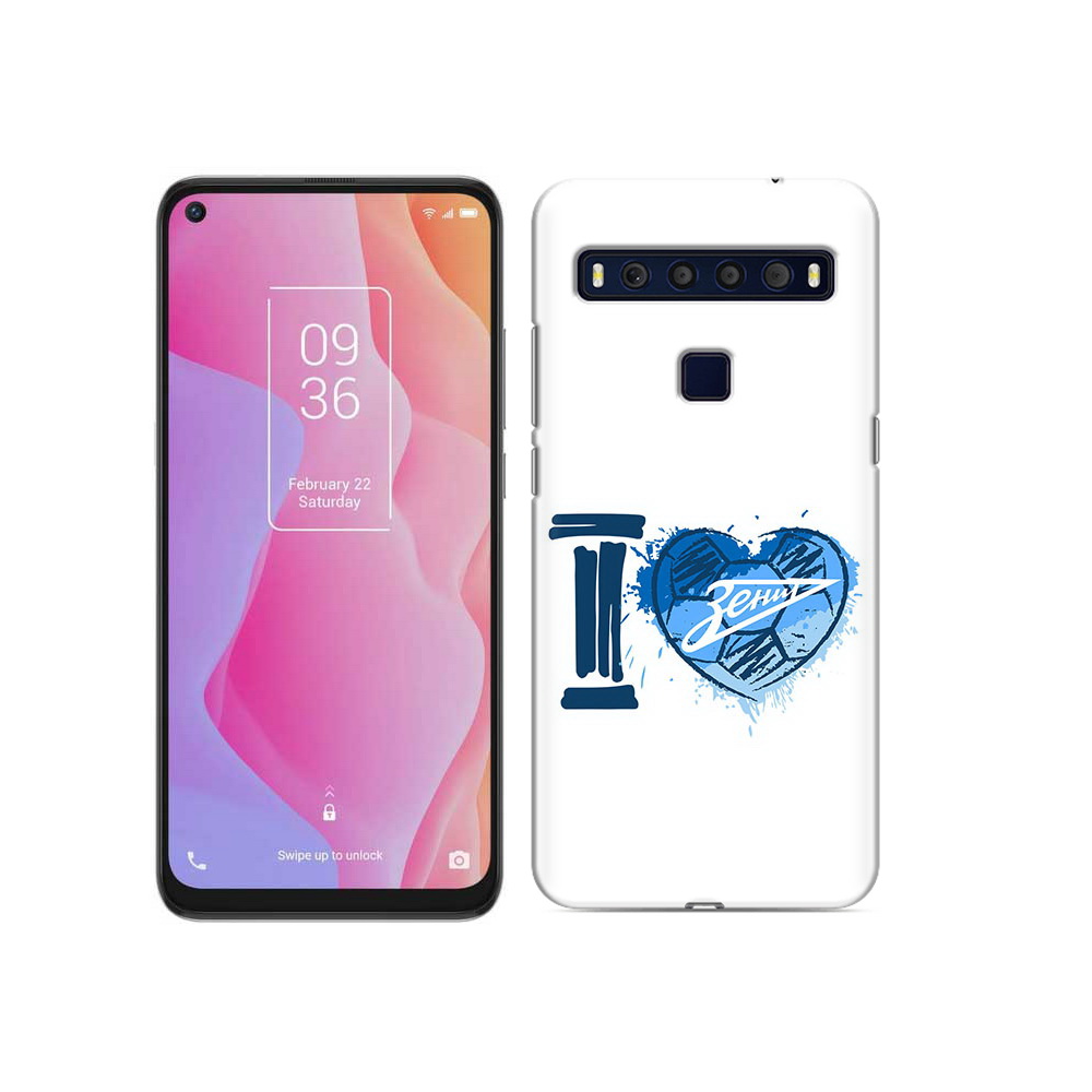 

Чехол MyPads Tocco для TCL 10L ФК я люблю зенит, Прозрачный, Tocco