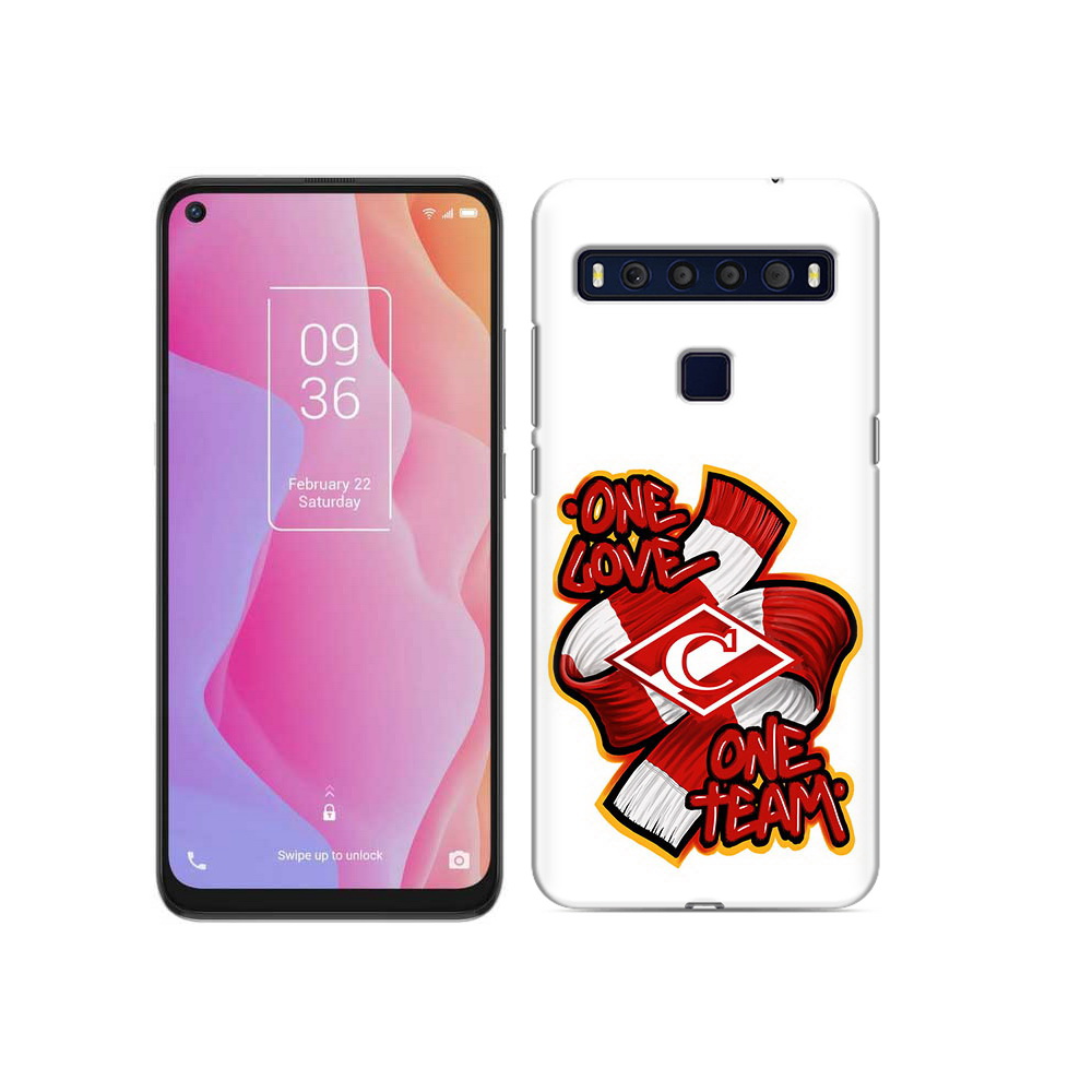 

Чехол MyPads Tocco для TCL 10L ФК спарак 1 любовь, Прозрачный, Tocco