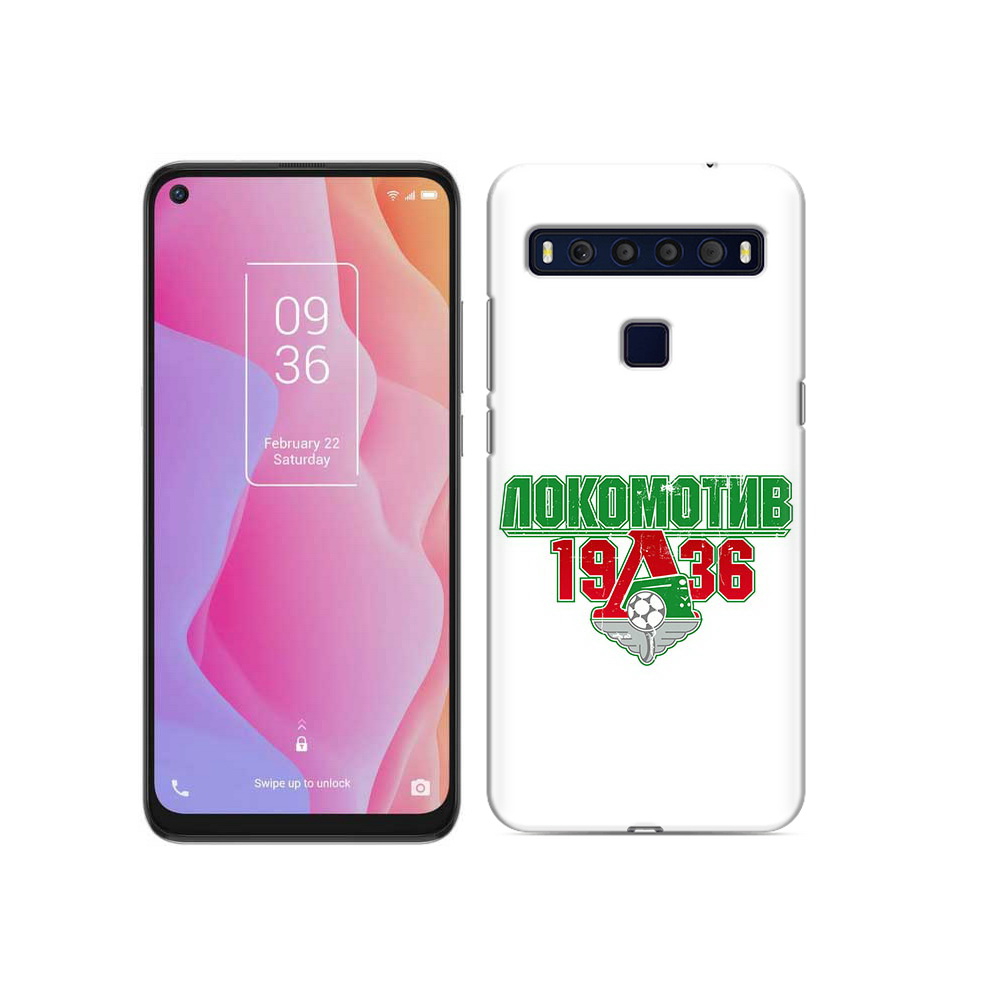 

Чехол MyPads Tocco для TCL 10L ФК локомотив 1936, Прозрачный, Tocco