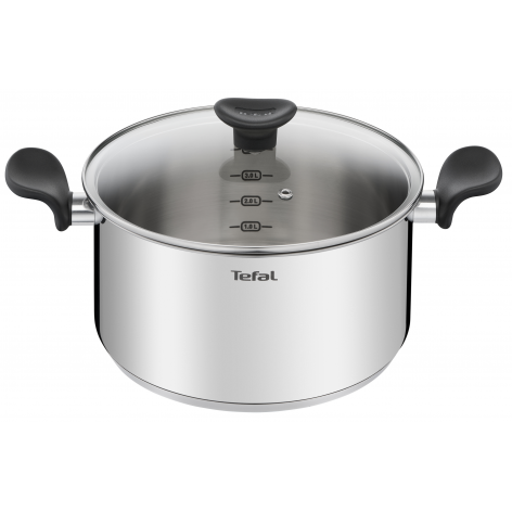 Кастрюля Tefal E3084674 5,2 л серебристый