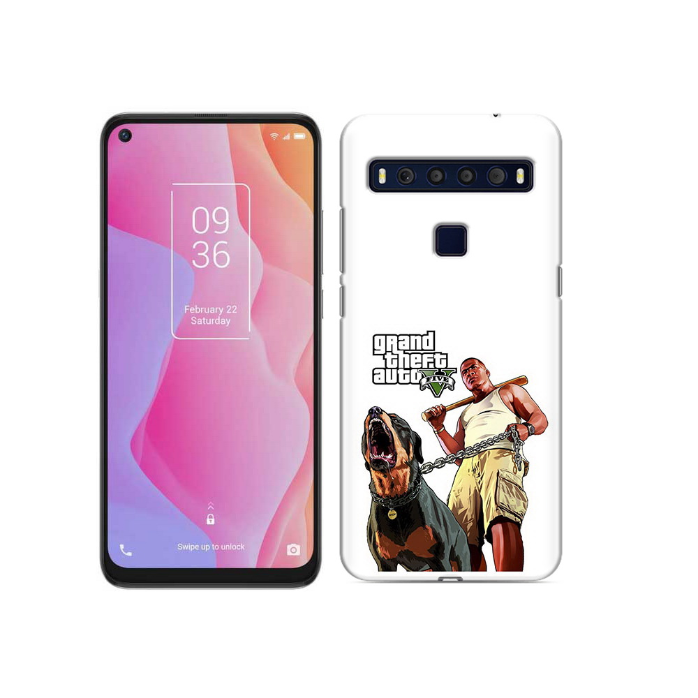 

Чехол MyPads Tocco для TCL 10L GTA грозная собака, Прозрачный, Tocco