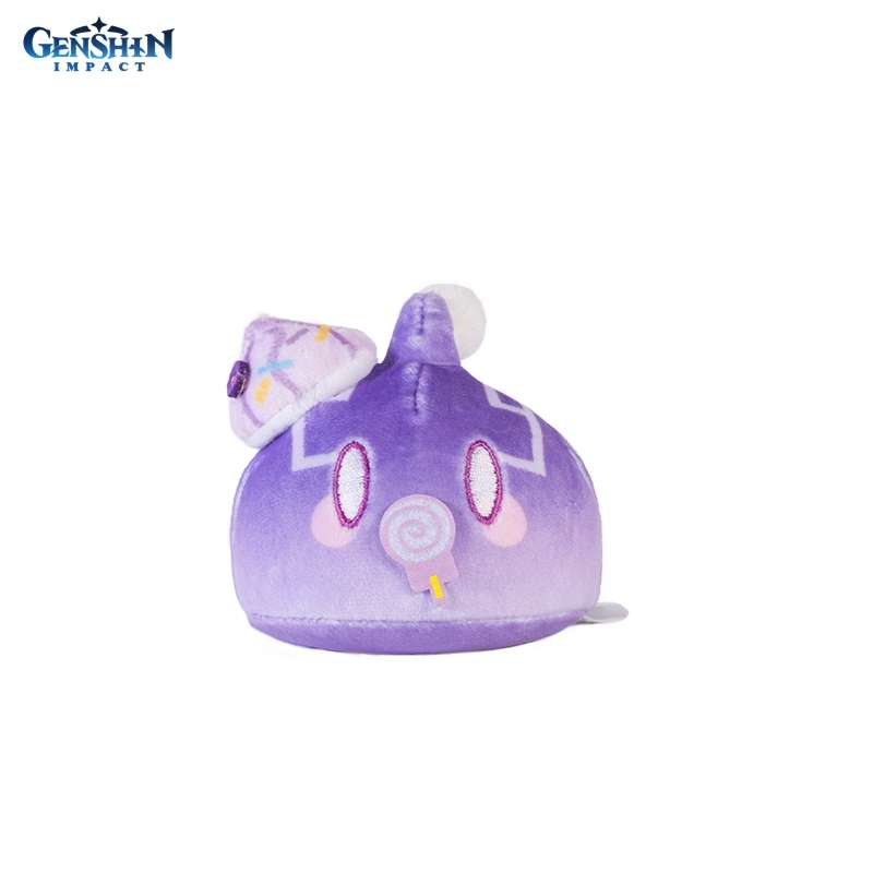 

Плюшевая игрушка Genshin Impact Slime Series Sweets Party Plushes Electro Slime Blueberry