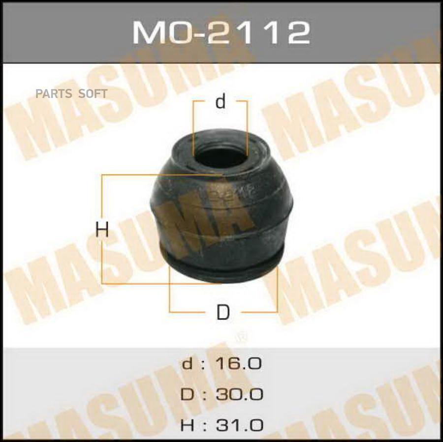 

MO-2112 пыльник шаровой опоры 16x30x31 Toyota