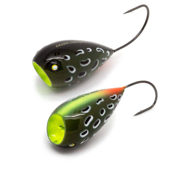 

AKARA Воблeр AKARA CRAZY EGG (Длина (мм) 55; Вес (гр.) 14 / A36), Черный;зеленый