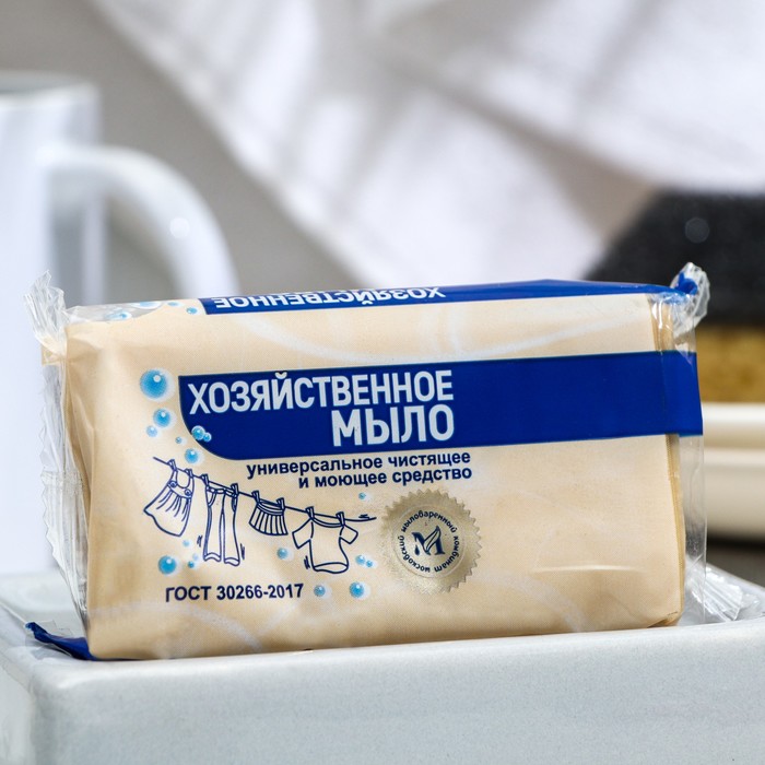 

Мыло хозяйственное 72%, в обертке флоупак, 100 г