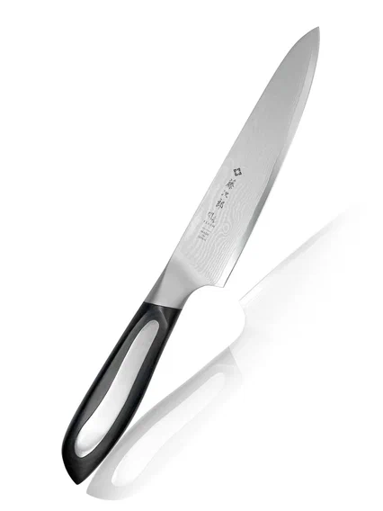 фото Нож кухонный, универсальный нож японский tojiro flash, лезвие 15 см, сталь vg10, япония