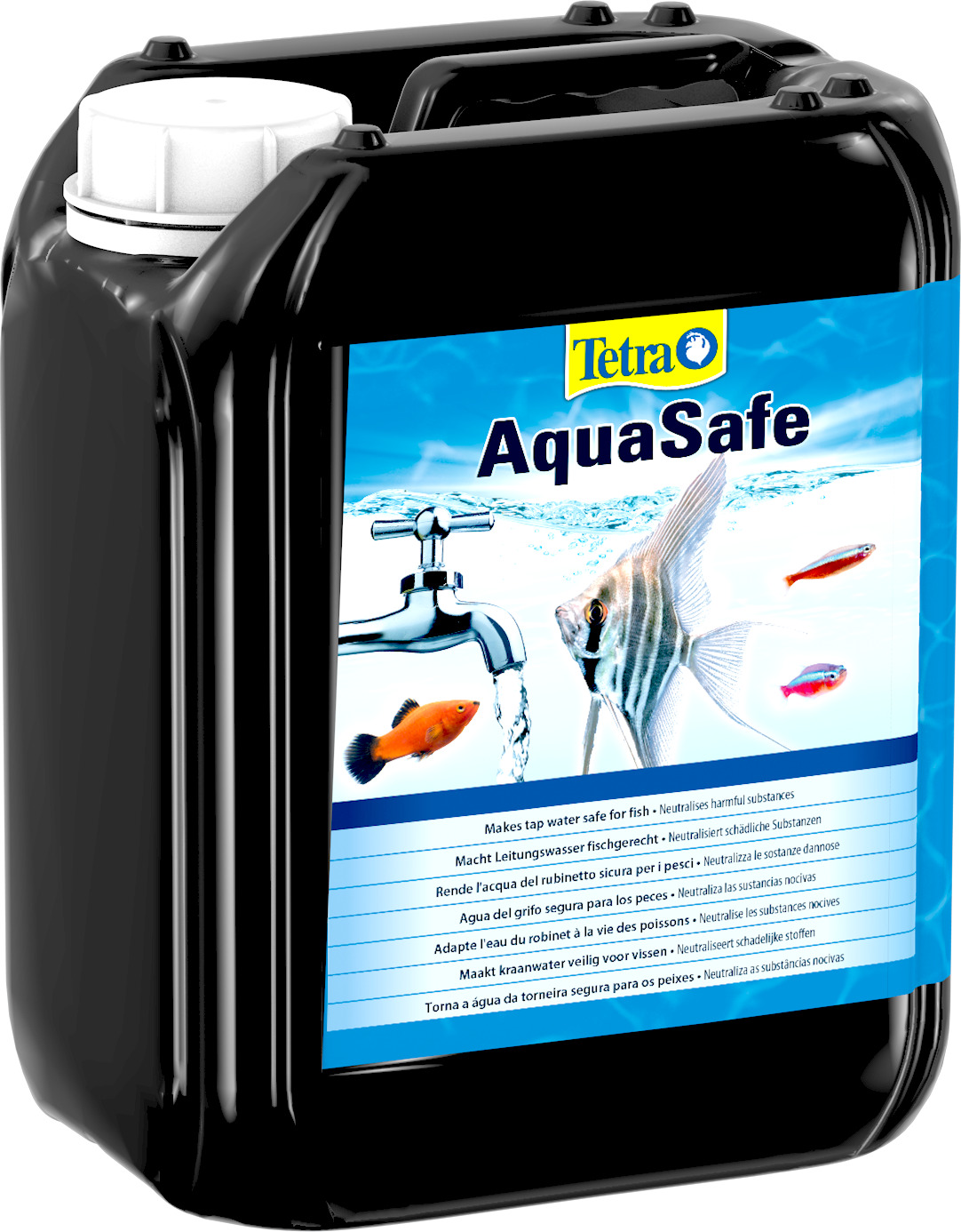 Кондиционер Tetra AquaSafe для подготовки воды в аквариуме (5 л на 10000 л)