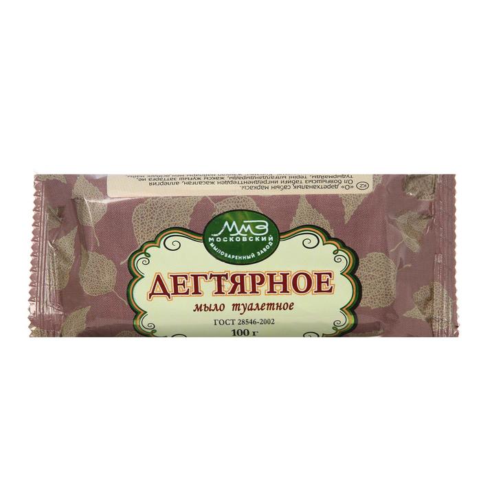 

Мыло туалетное, дегтярное, в упаковке, 100 г (2 шт), Дегтярное