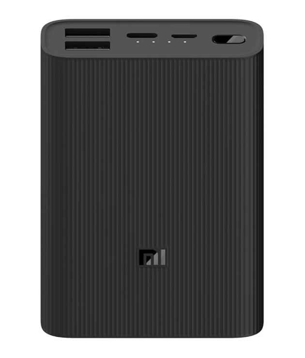 Внешний аккумулятор (Power Bank) Xiaomi Mi Power Bank 3 Ultra Compact, 10000мAч, черный