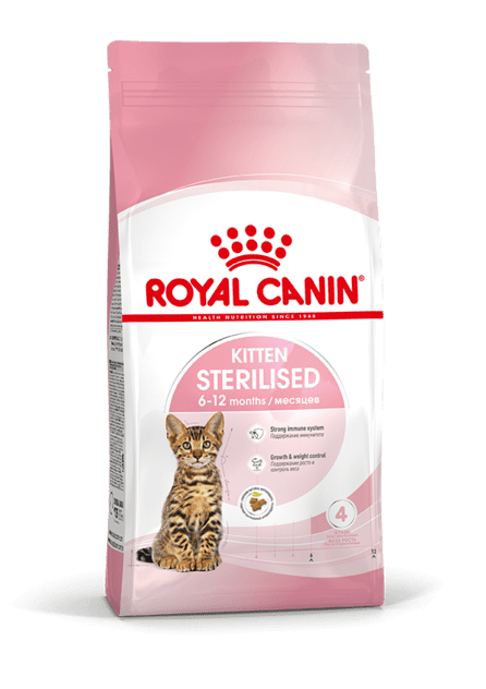 фото Сухой корм для котят royal canin feline health nutrition kitten sterilised, 3,5кг