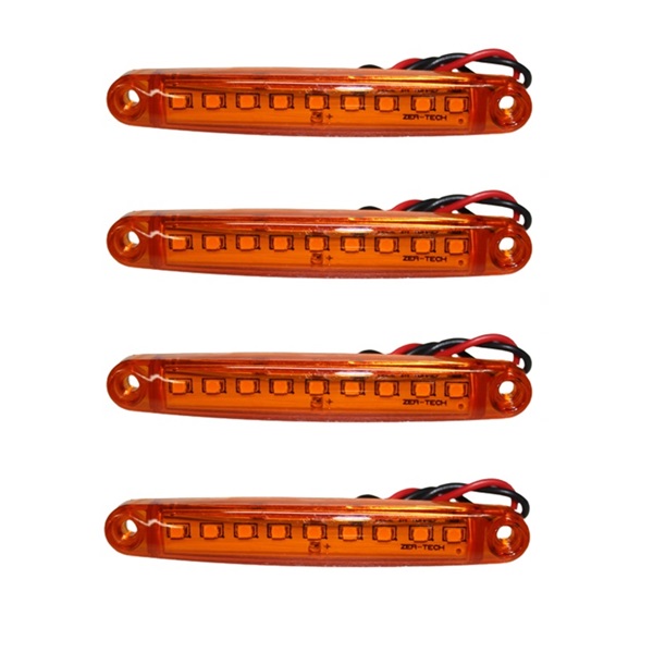 Светодиодные указатели габаритов FONARILED K4-GF-U-9SMD-Orange оранжевые