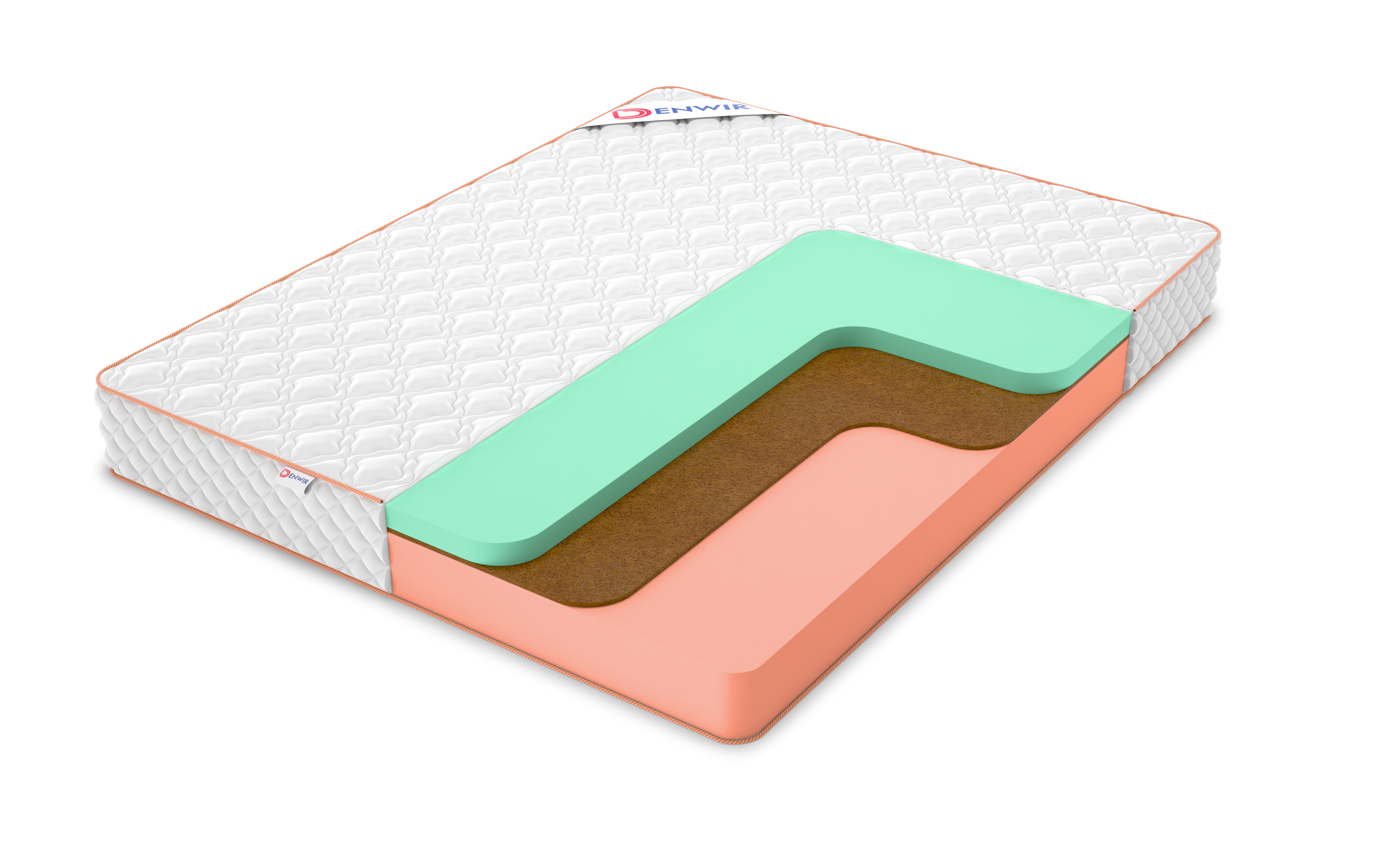 

Матрас беспружинный DENWIR TOP HARD ECO MIX 20/chstmat_THEM20_60x170, Белый, TOP HARD ECO MIX 20