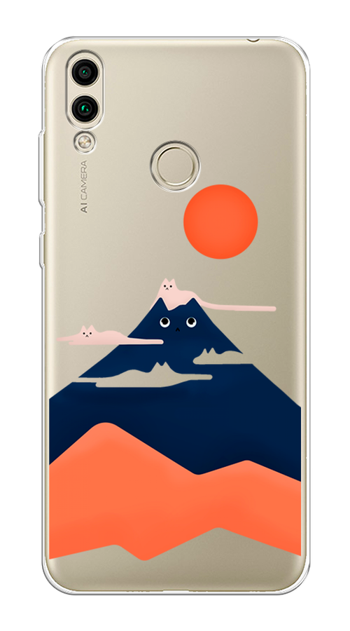 

Чехол на Honor 8C "Кот-гора", Черный;оранжевый, 67150-4