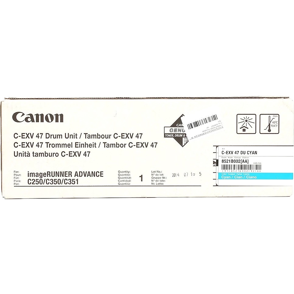 

Фотобарабан Canon C-EXV 47 8521B002, Цветной, C-EXV 47