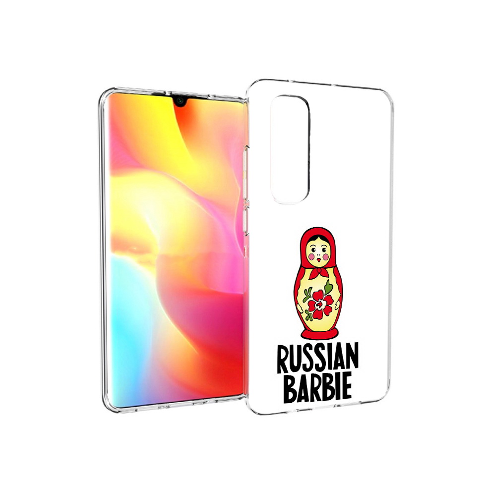 

Чехол MyPads Tocco для Xiaomi Mi Note 10 Lite матрешка (PT149714.254.459), Прозрачный, Tocco