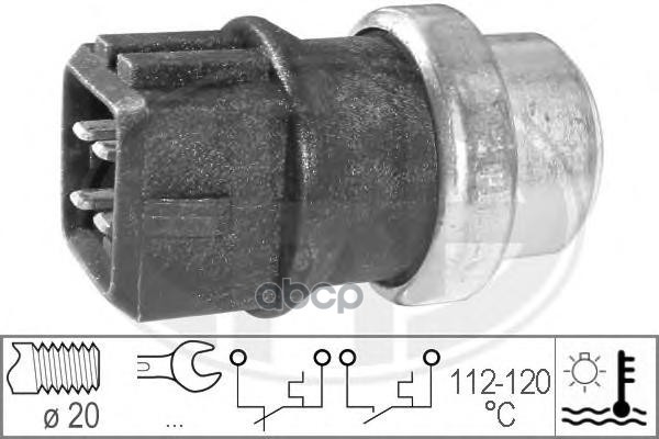 

ERA 330164 Датчик темп.охл.жидкости VW/AUDI/SKODA